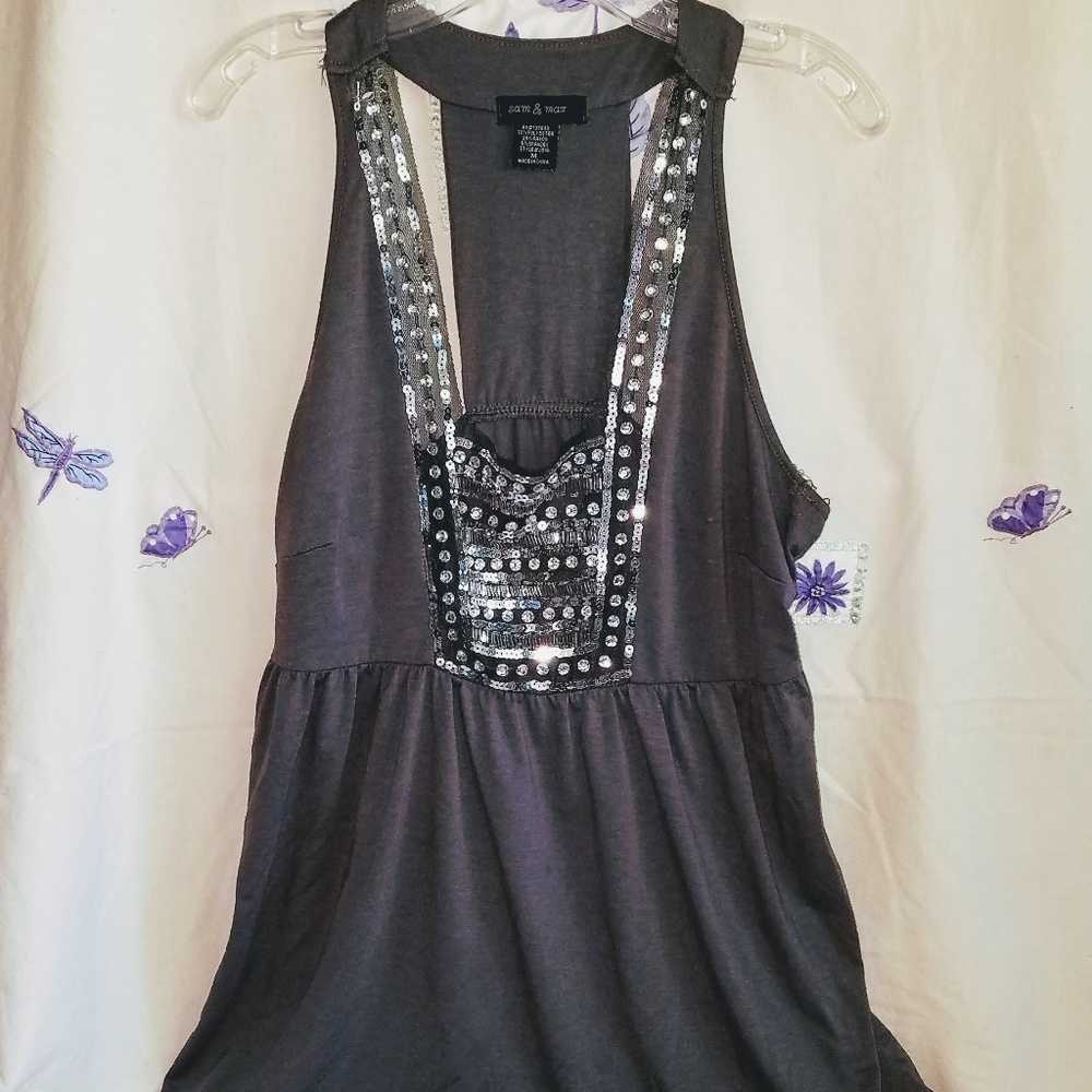 🎆Sam and Max Beaded Top